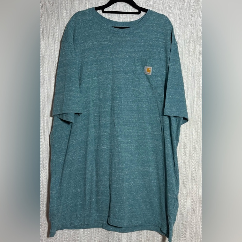 Carhartt Men's Teal Short Sleeve Tee